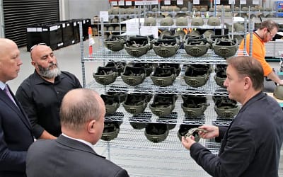 Defence Minister visits Aquaterro